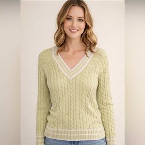 Saint Johns Bay Size Med Long Sleeve Sweater New